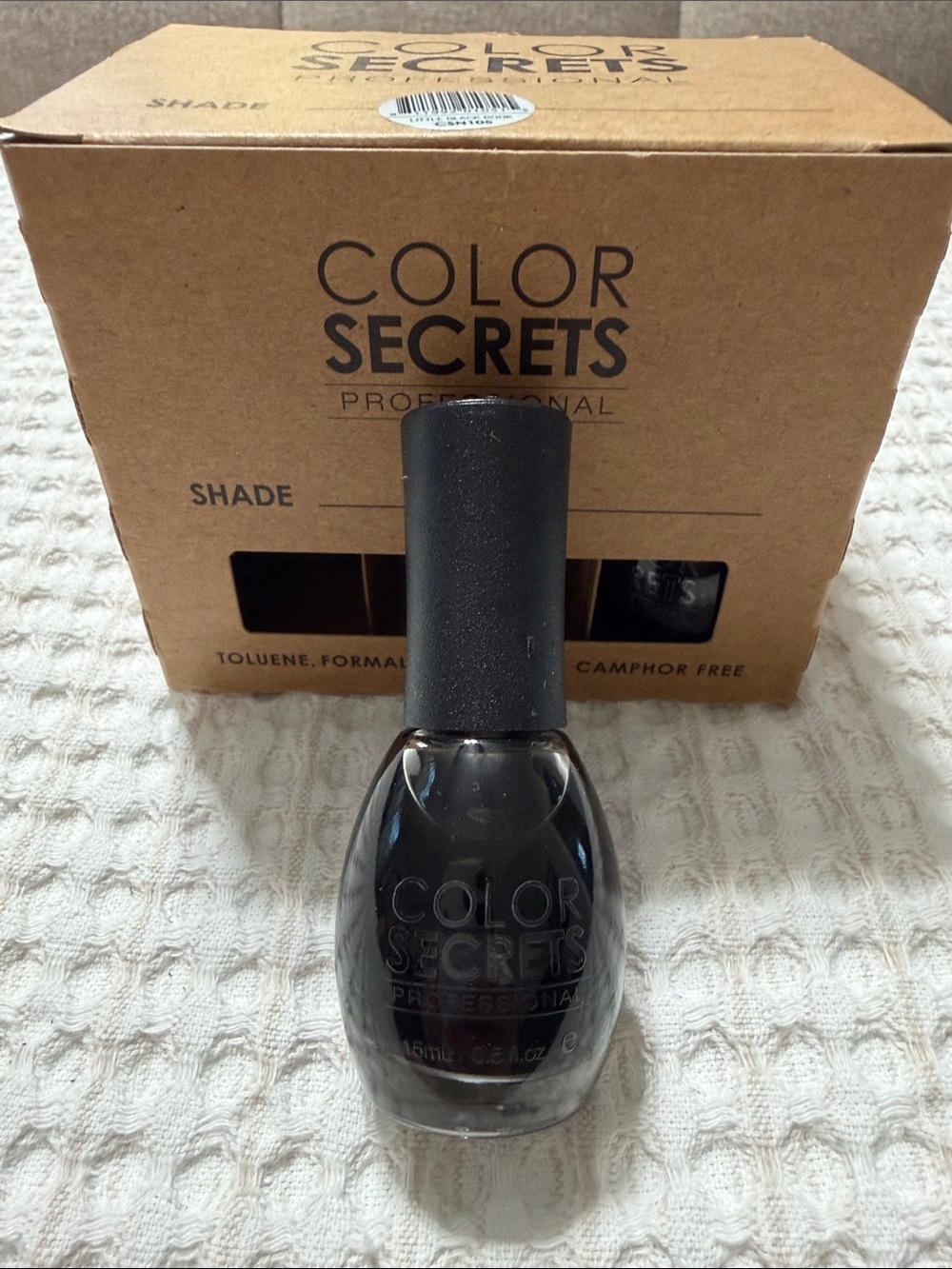 Color Secrets Professional Yellow Nail Polish